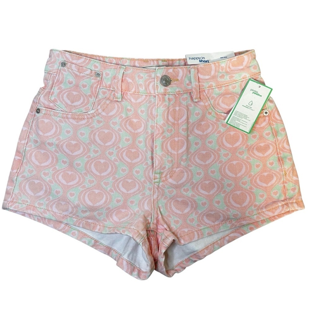 Pimkie Mid-Rise Retro Print Shorts NWT | EU 34 (US XS)